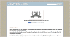 Desktop Screenshot of galwaybaybakery.ie