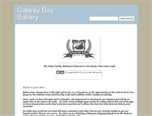 Tablet Screenshot of galwaybaybakery.ie
